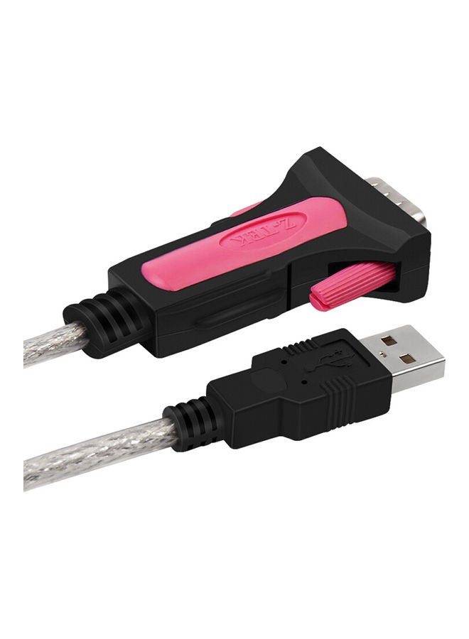 USB 2.0 To RS232 Serial Adapter Converter Cable With FT232 Chip Support Multicolour - Image 2